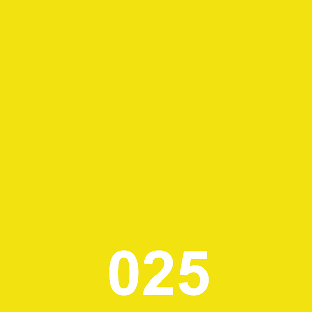 Oracal 631 Matte Brimstone Yellow 025