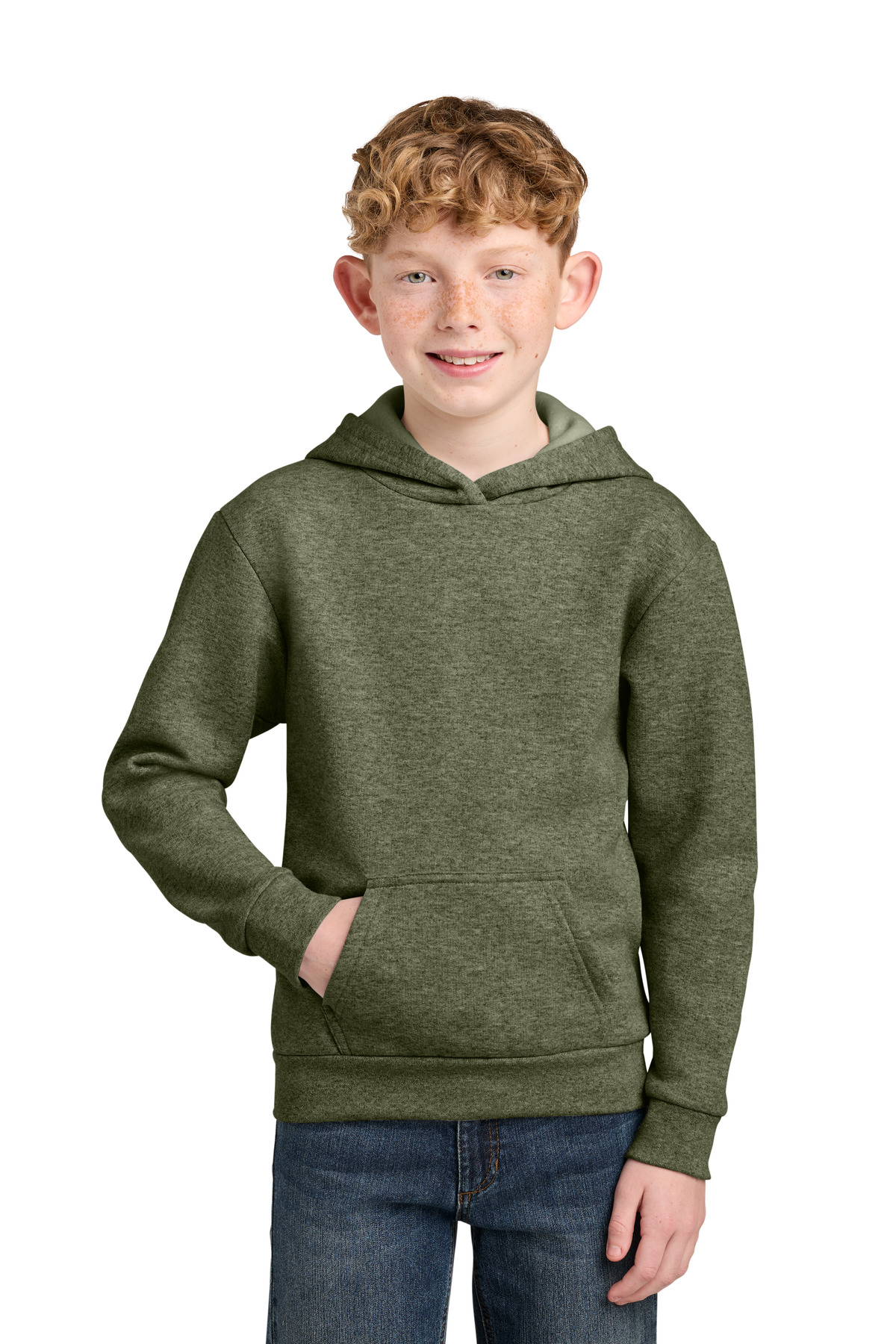 Port & Company PC68YH Olive Drab Green Heather