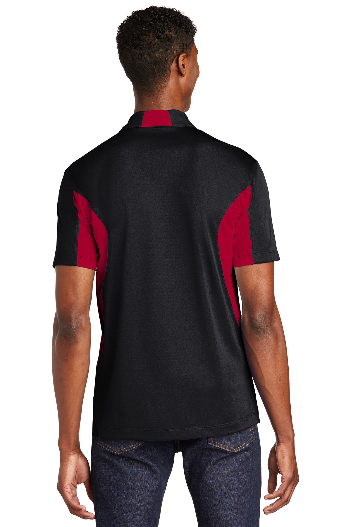 Sport-Tek ST655 Blk/DpRed