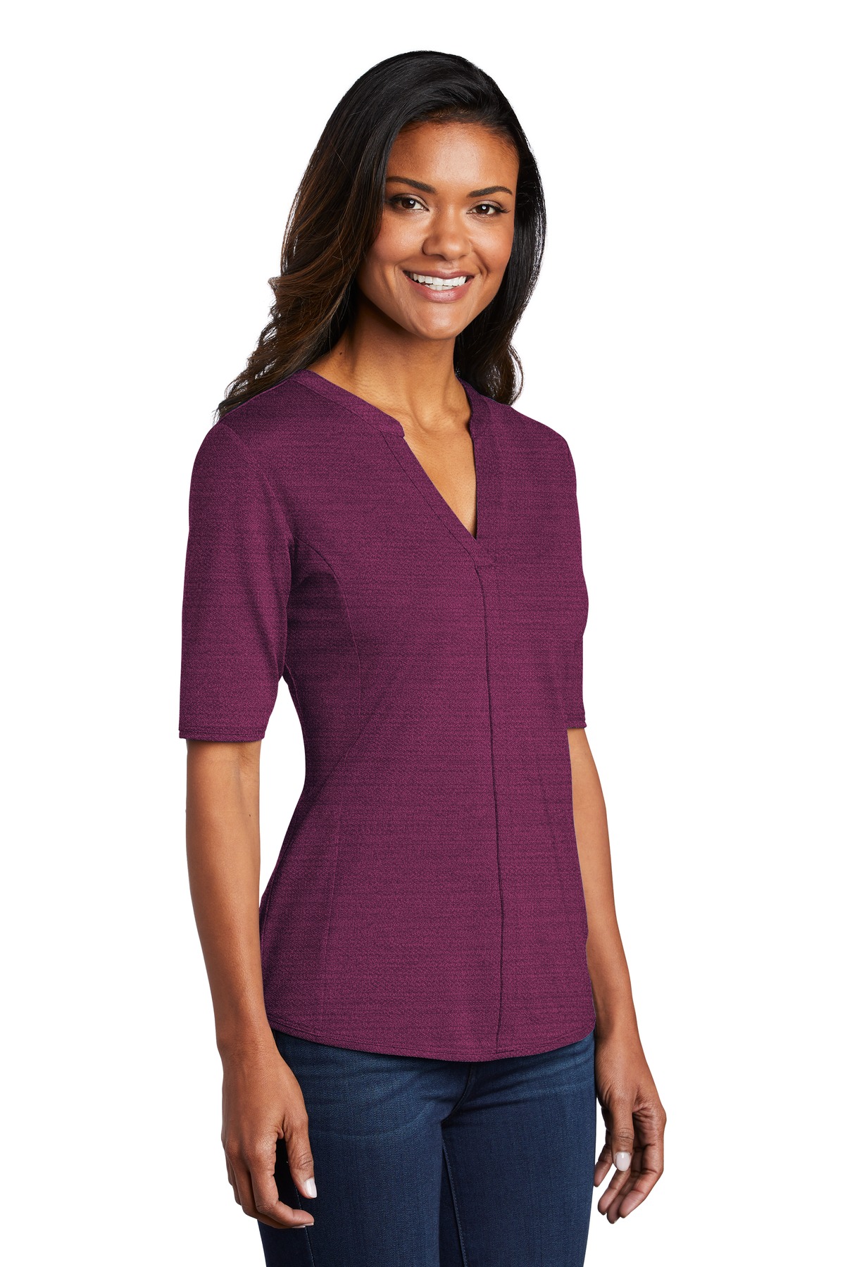 Port Authority LK583 Violet Purple / Black