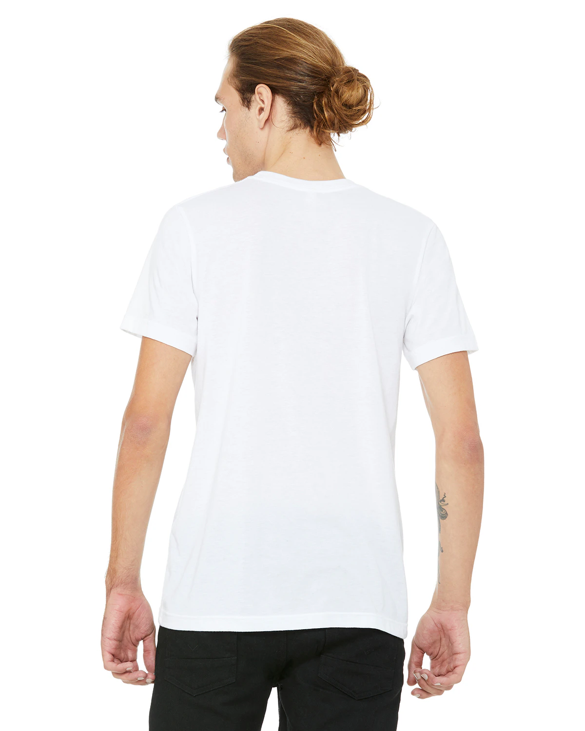 Bella Canvas Unisex Poly Cotton Short Sleeve T Shirt 3650 White | Jiffy