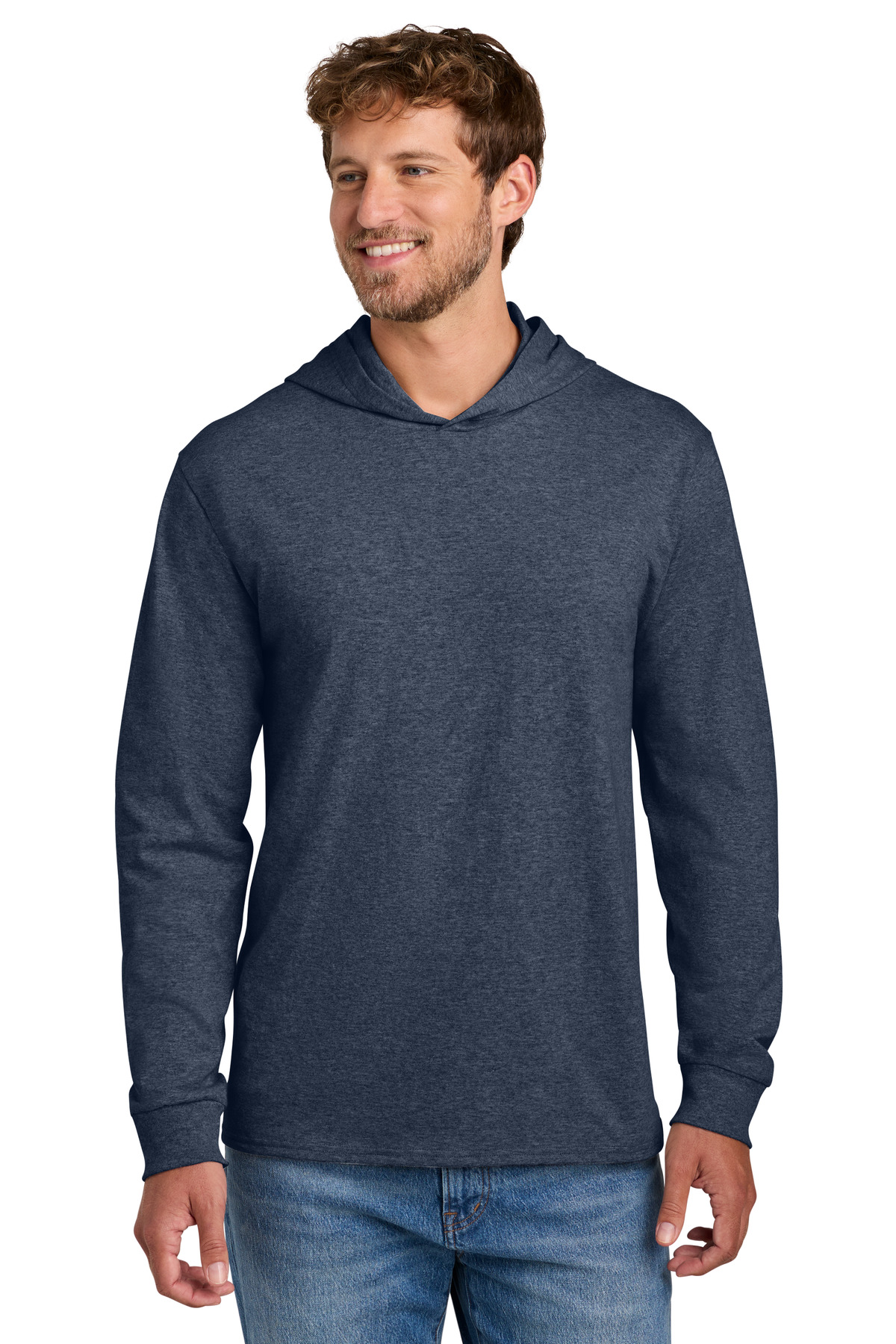 Port & Company PC54H Heather Navy