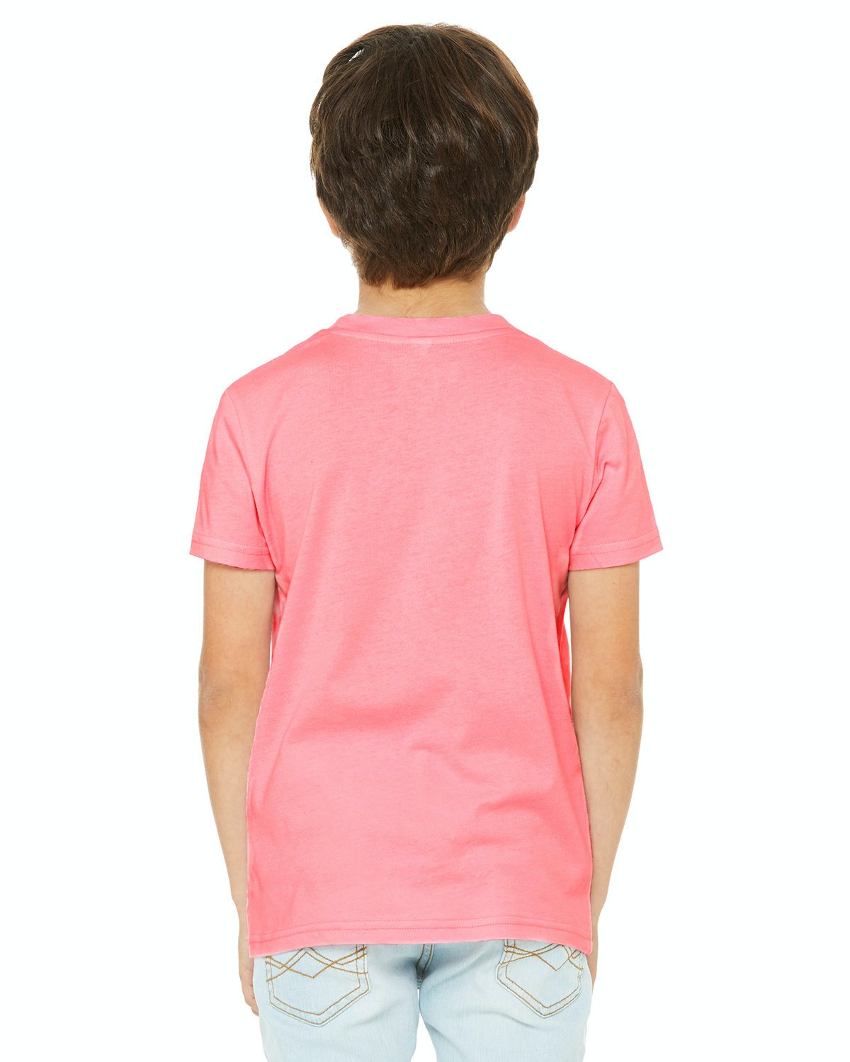 Bella + Canvas 3001YCVC Neon Pink