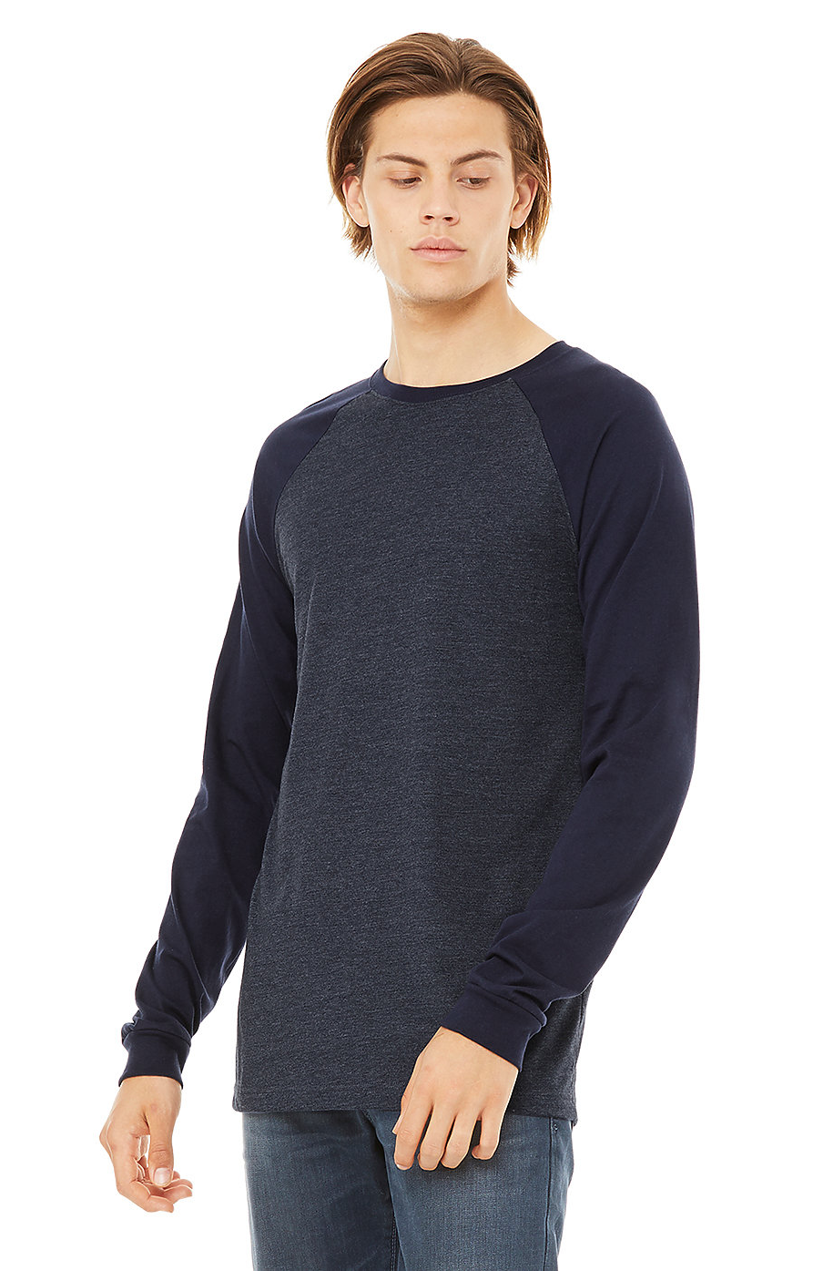 Bella + Canvas 3000C Heather Navy / Midnight