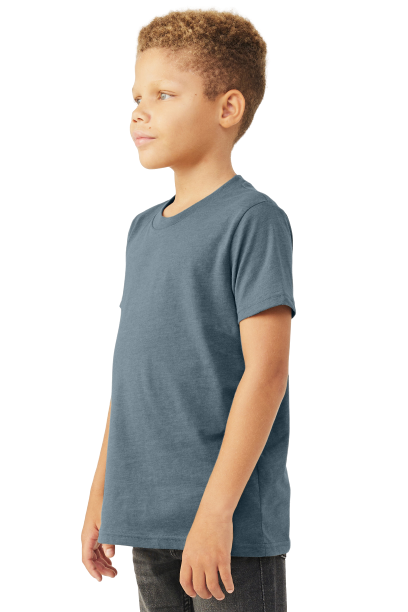 Bella + Canvas 3001YCVC-OLD Heather Slate