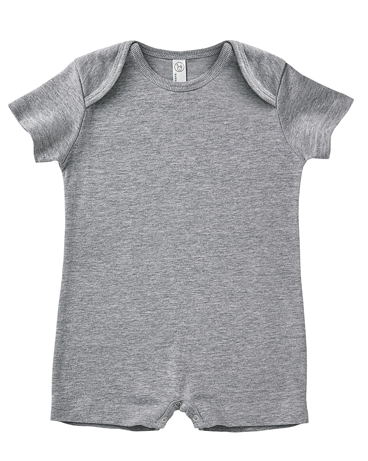 Rabbit Skins Infant Premium Jersey T Shirt Romper 4486 Heather Jiffy