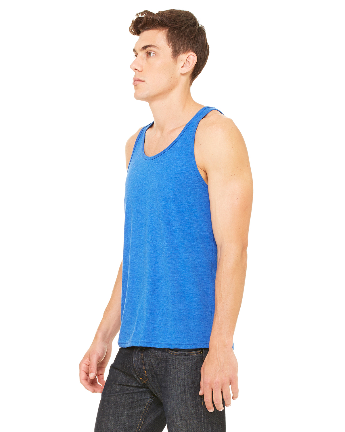 Bella + Canvas 3484BC True Royal Triblend