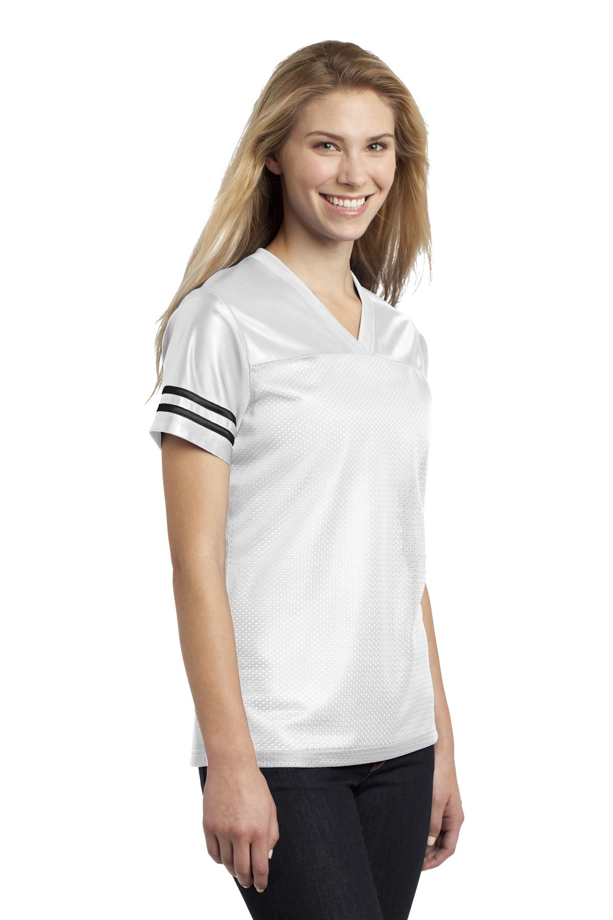 Sport-Tek LST307 White / Black