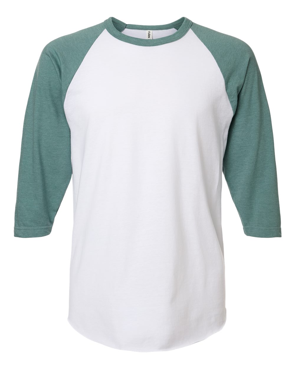 Tultex 0245TC White/ Heather Seafoam