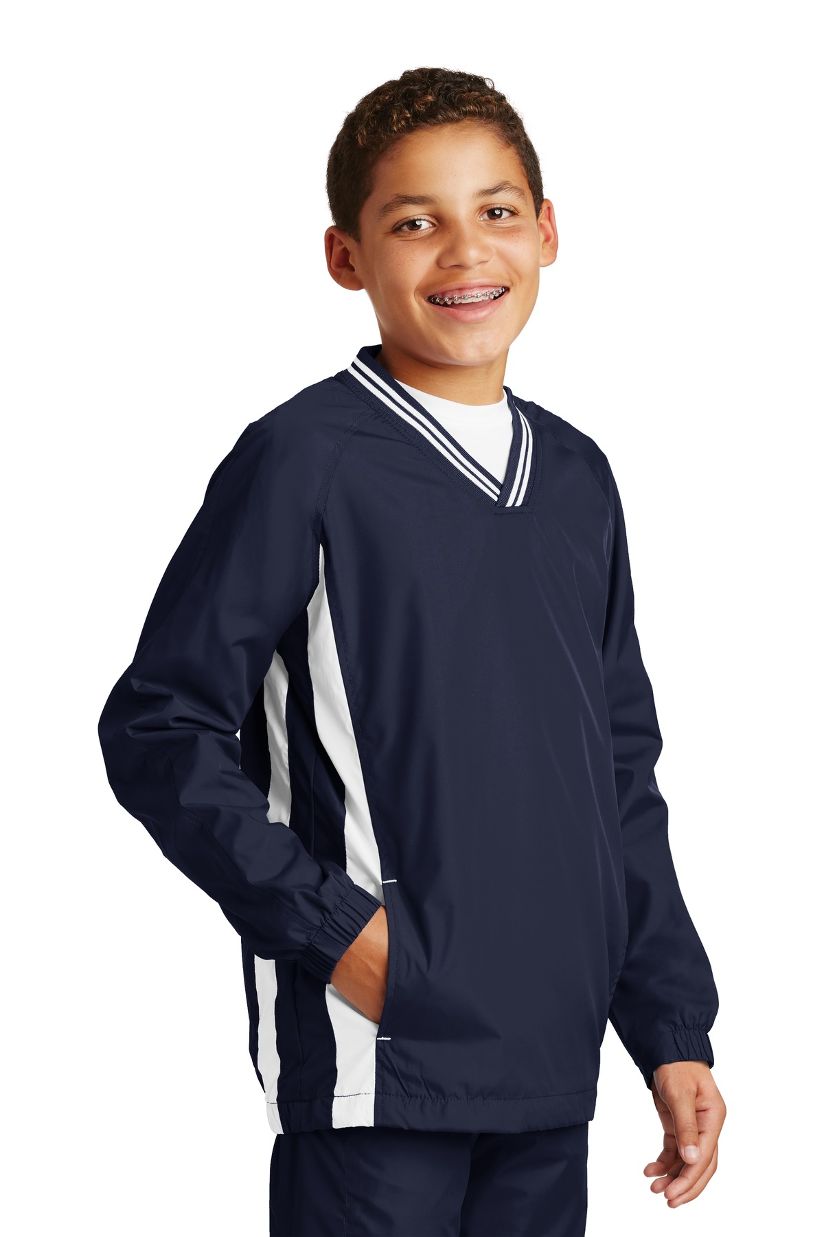 Sport-Tek YST62 True Navy / White