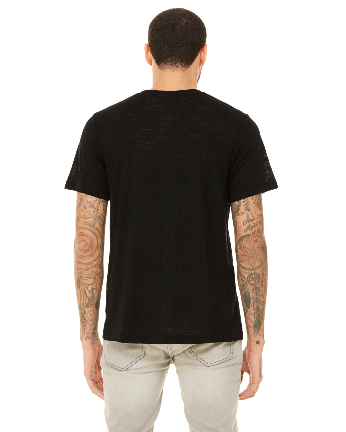 Bella + Canvas 3650 Solid Black Slub