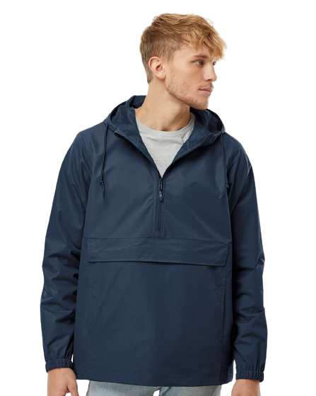 Independent Trading Unisex Nylon Anorak Exp94 Naw Classic Navy | Jiffy