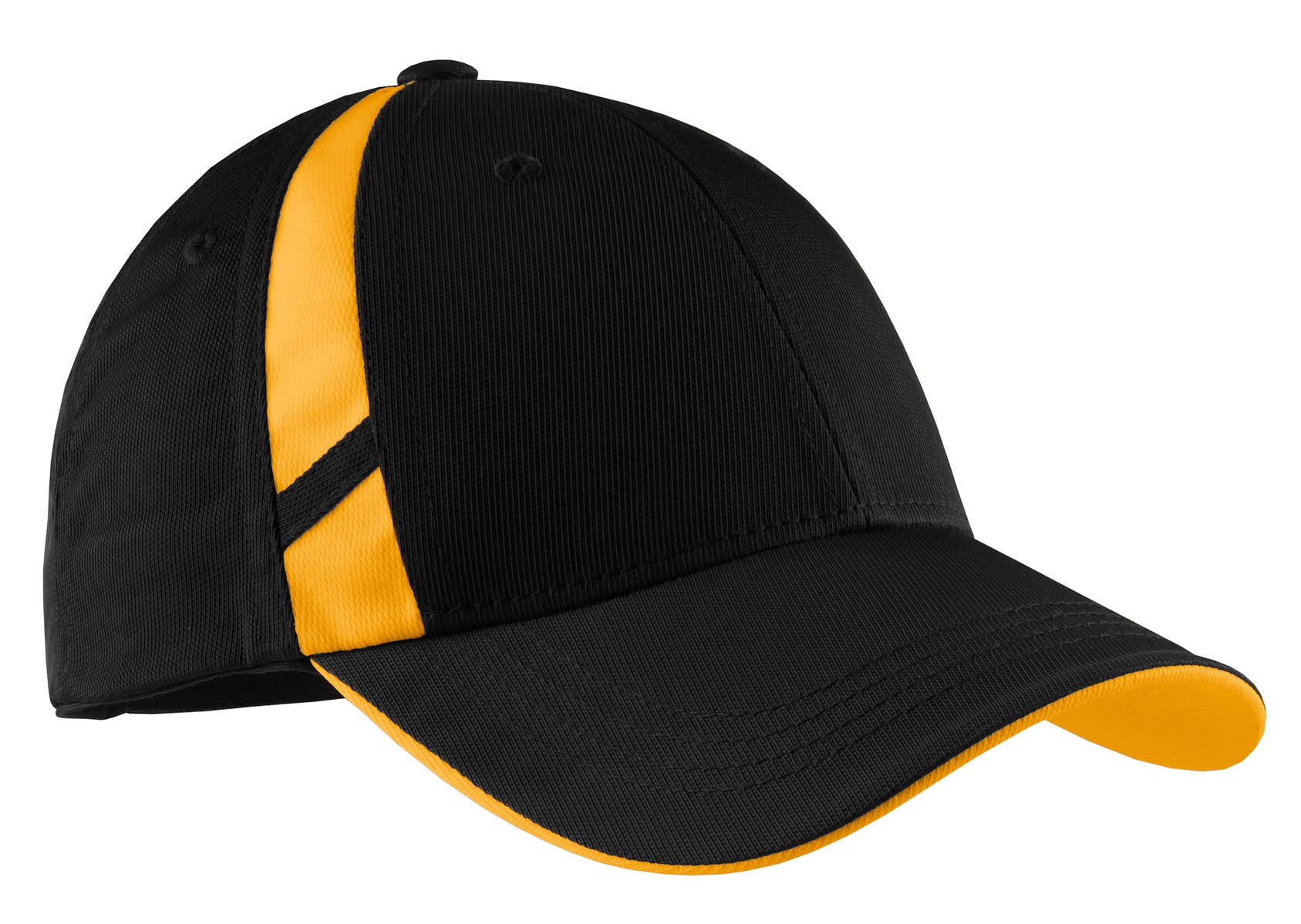 Sport-Tek STC12 Black / Gold