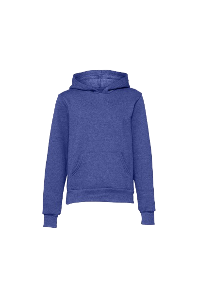 Bella + Canvas 3719Y Heather True Royal