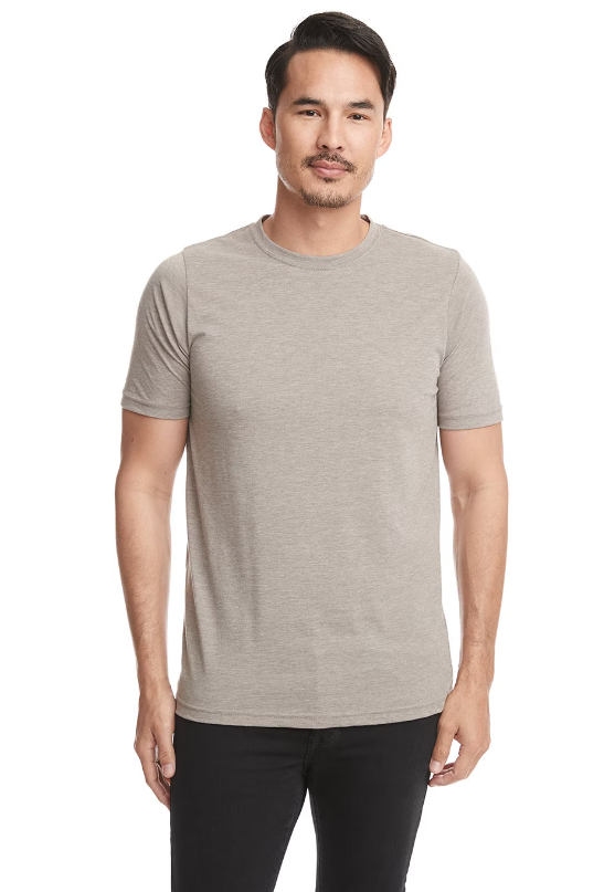 Next Level Unisex Poly/Cotton Crew 6200 Silver | Jiffy