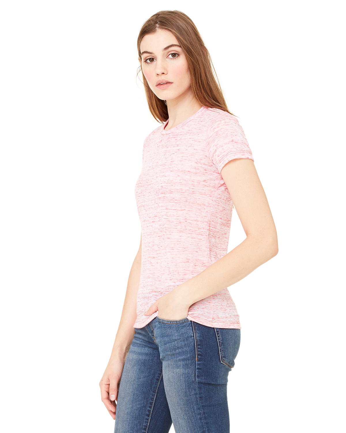 Bella + Canvas 6650 Red Marble