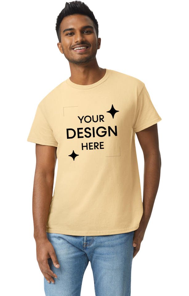 Custom T-Shirts Vegas Gold Gildan G200 Jiffy Custom Print