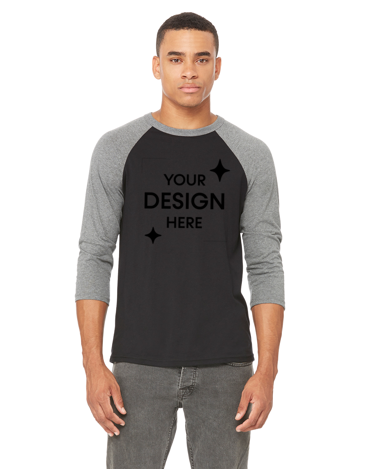 Black / Heather Deep