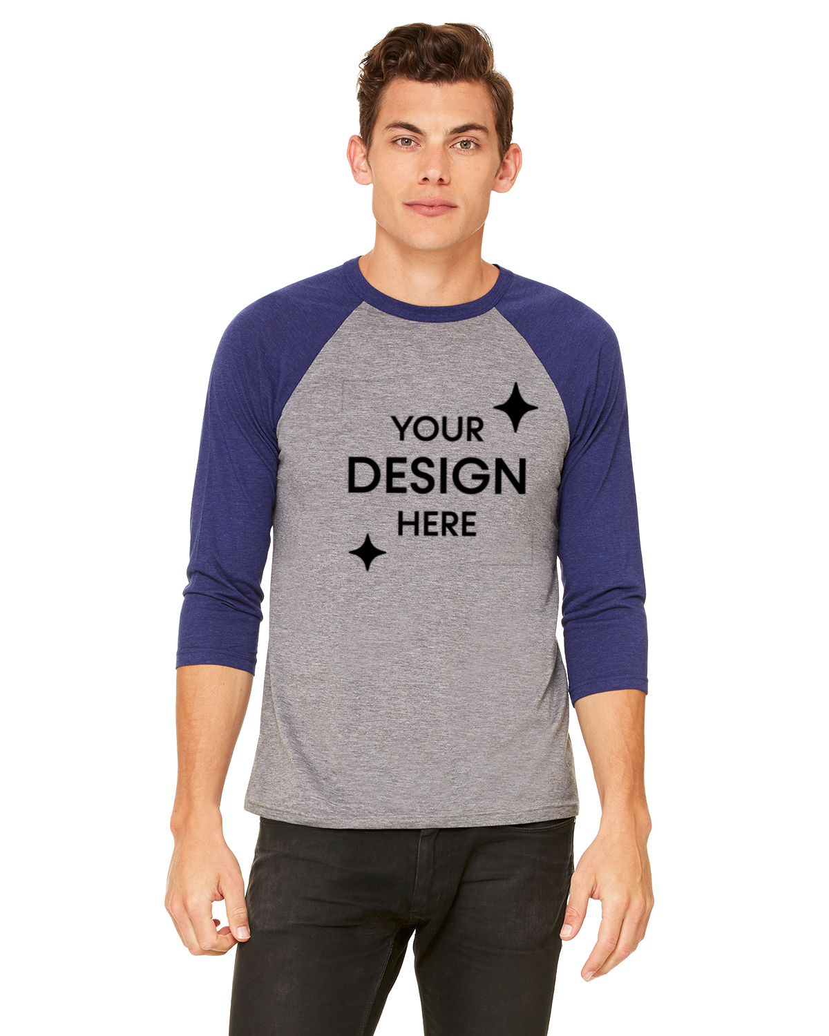 Gray / Navy Triblend