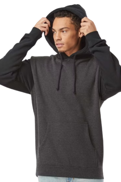 Charcoal Heather / Black