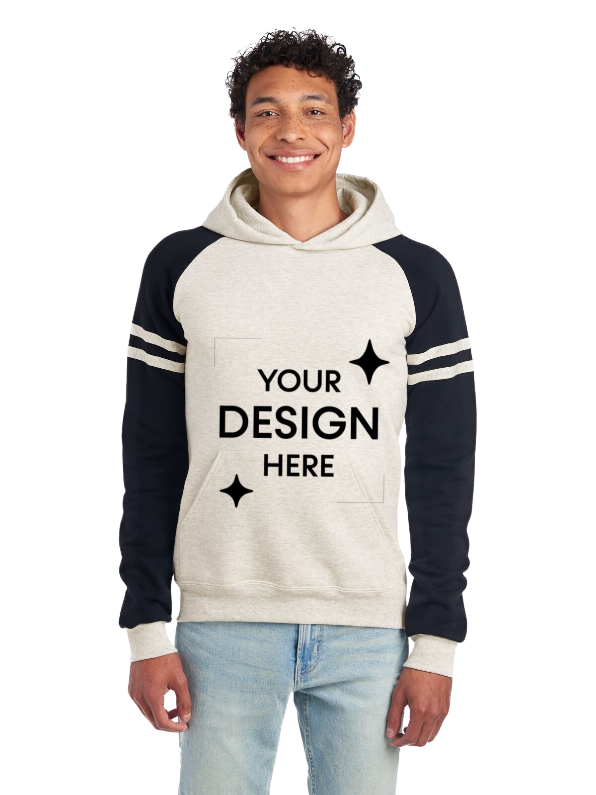 Oatmeal Heather/ Black Ink