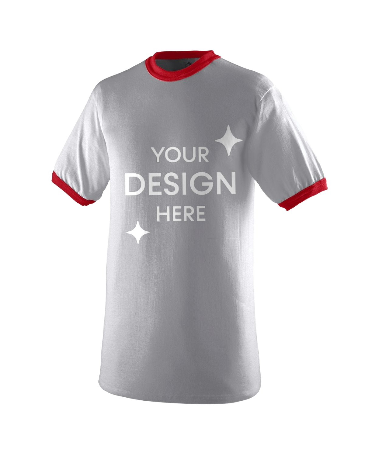 Athletic Heather / Red