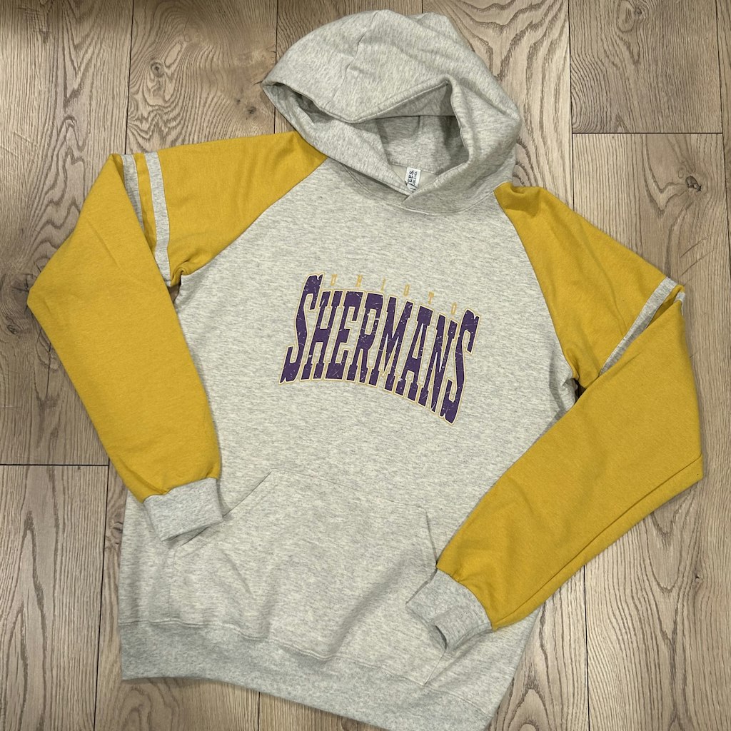 【CPGN】BUDDY FRIENDS RAGLAN SWEATSHIRT 2色 Jerzees Unisex Nublend® Varsity Colorblocked Raglan Hoodie